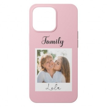 Funda de Gel Personalizada de Familia con Nombre