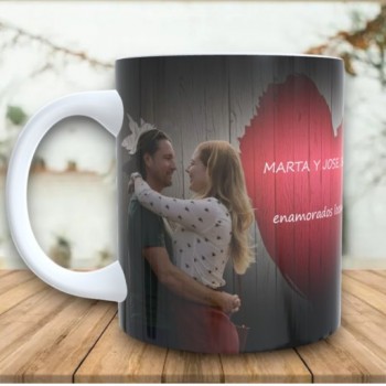 Taza de Cerámica Personalizada "FIRST DATES" con Foto y...