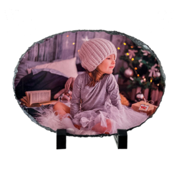 Marco Piedra Elipse de 20x13 Personalizado con Foto